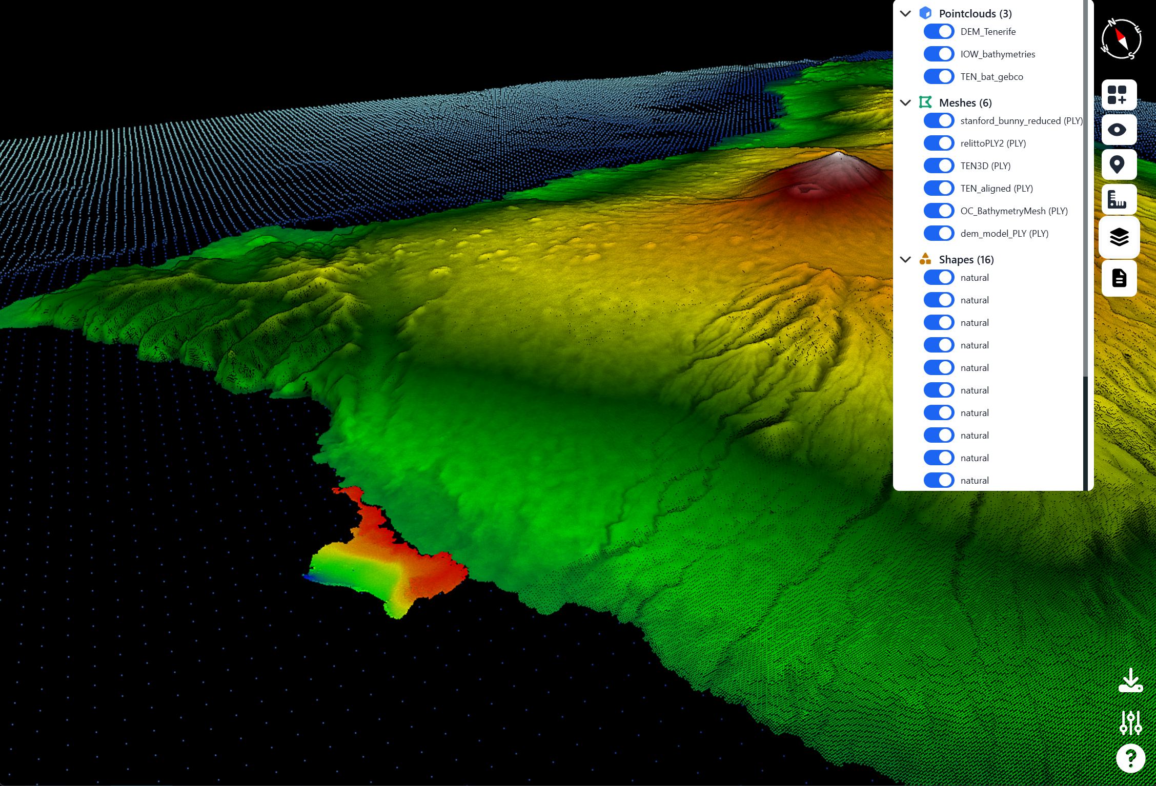 OceanCitizen — WebGL Marine Point-Cloud Platform